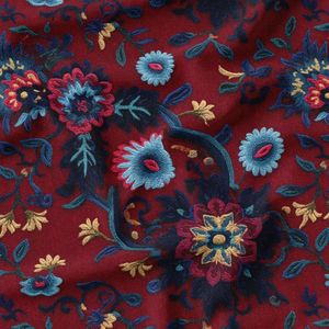 پارچه مخمل روبالشی پارچه باما طرح سه بعدی فرش ایرانی کد 5014617