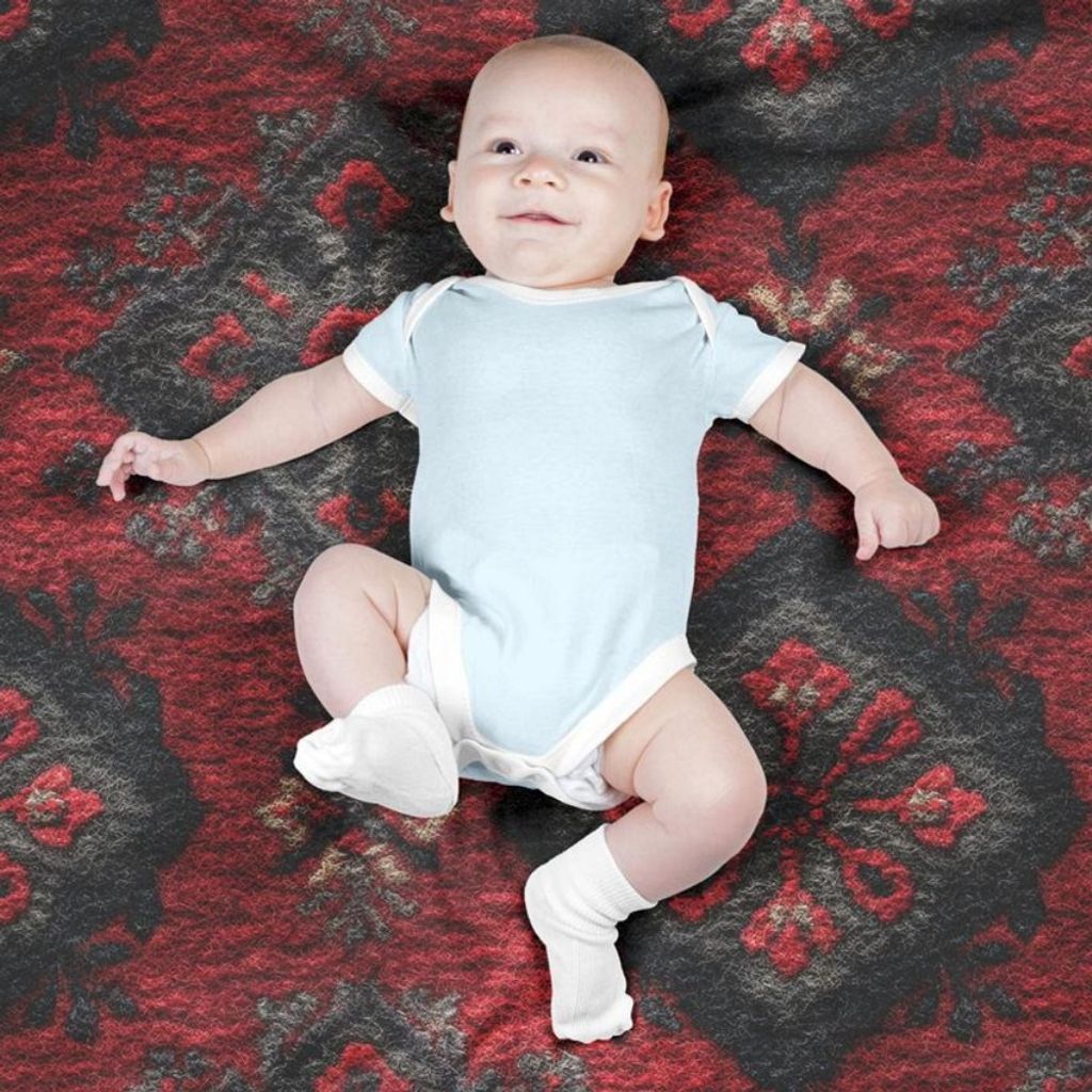 قیمت پارچه مخمل روبالشی پارچه باما طرح سه بعدی فرش ایرانی کد 5014630