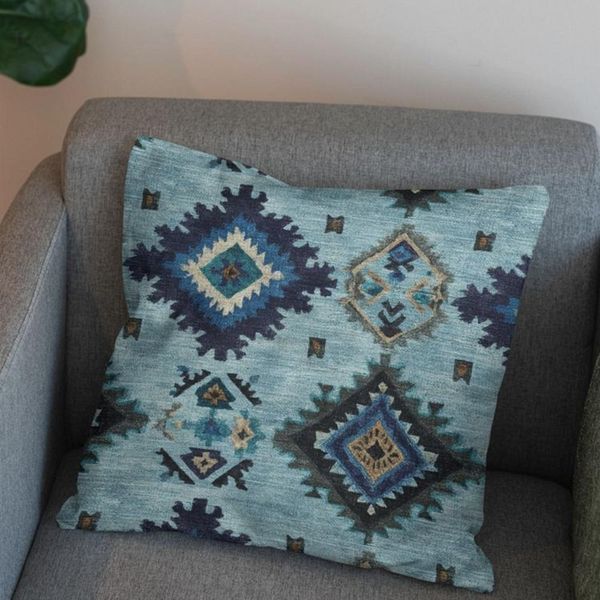 پارچه مخمل روبالشی پارچه باما طرح سه بعدی فرش ایرانی کد 5014632