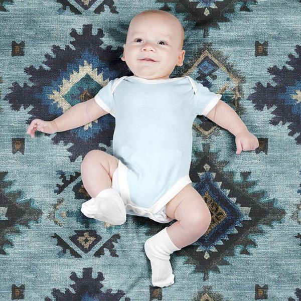 پارچه مخمل روبالشی پارچه باما طرح سه بعدی فرش ایرانی کد 5014632