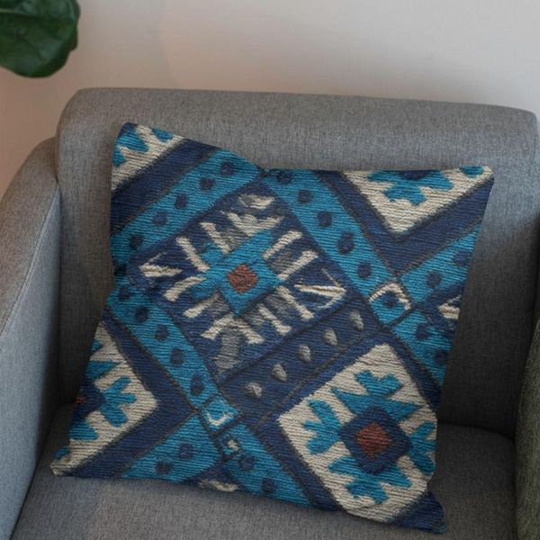 پارچه مخمل روبالشی پارچه باما طرح سه بعدی فرش ایرانی کد 5014635