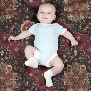 قیمت پارچه مخمل روبالشی پارچه باما طرح سه بعدی فرش ایرانی کد 5014641