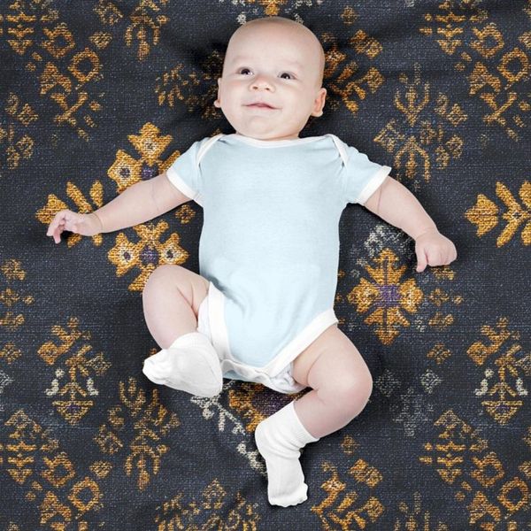 پارچه مخمل روبالشی پارچه باما طرح سه بعدی فرش ایرانی کد 5014648