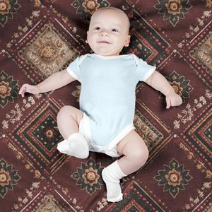 قیمت پارچه مخمل روبالشی پارچه باما طرح سه بعدی فرش ایرانی کد 5014661