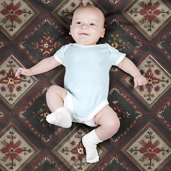 پارچه مخمل روبالشی پارچه باما طرح سه بعدی فرش ایرانی کد 5014662