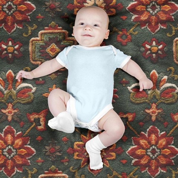 پارچه مخمل روبالشی پارچه باما طرح سه بعدی فرش ایرانی کد 5014666