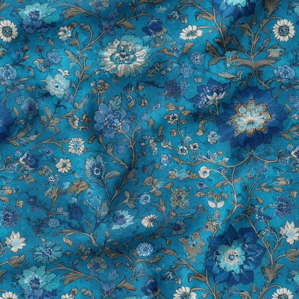 قیمت پارچه مخمل روبالشی پارچه باما طرح سه بعدی فرش ایرانی کد 5014668