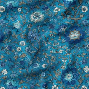 پارچه مخمل روبالشی پارچه باما طرح سه بعدی فرش ایرانی کد 5014668