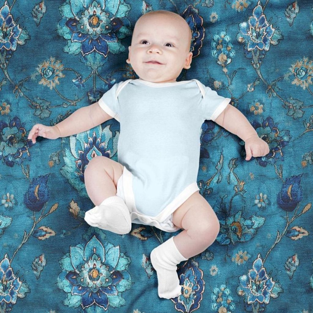 قیمت پارچه مخمل روبالشی پارچه باما طرح سه بعدی فرش ایرانی کد 5014670