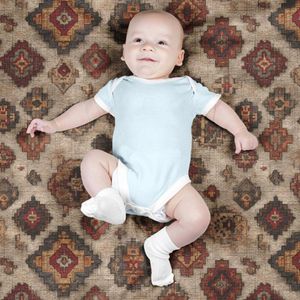 خرید آنلاین پارچه مخمل روبالشی پارچه باما طرح سه بعدی فرش ایرانی کد 5014673