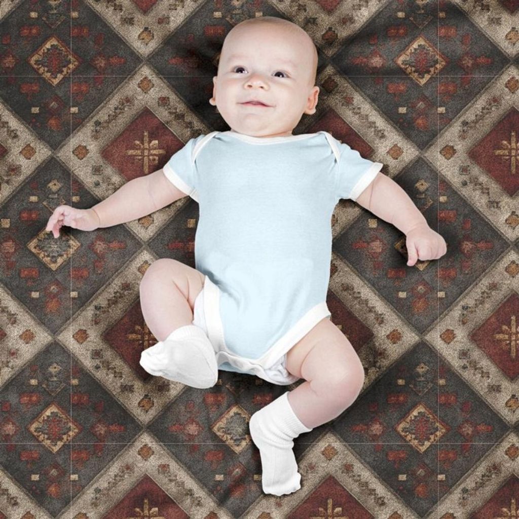 قیمت ارزان پارچه مخمل روبالشی پارچه باما طرح سه بعدی فرش ایرانی کد 5014676