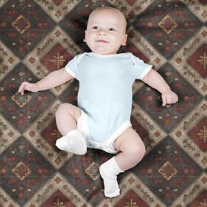 قیمت ارزان پارچه مخمل روبالشی پارچه باما طرح سه بعدی فرش ایرانی کد 5014676