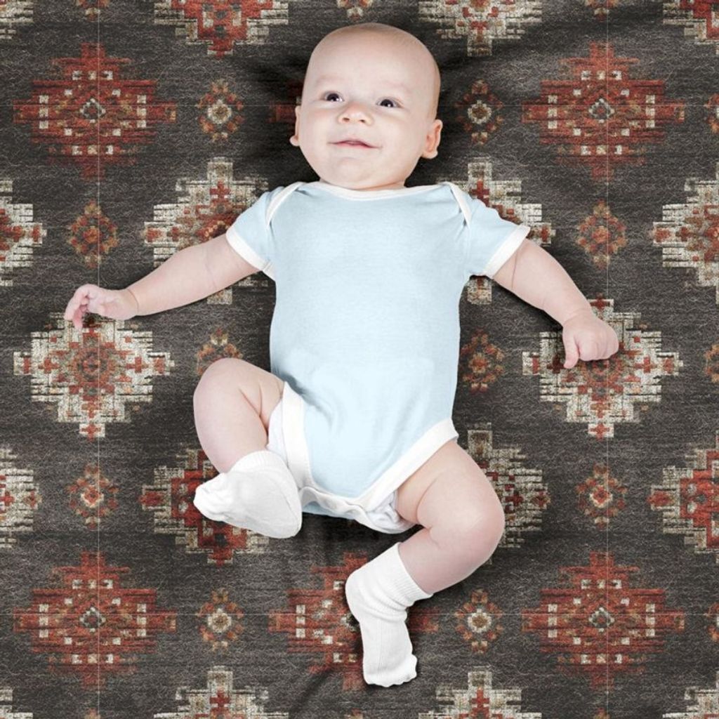 قیمت ارزان پارچه مخمل روبالشی پارچه باما طرح سه بعدی فرش ایرانی کد 5014678