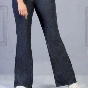 شلوار نیل  بوت کات طرح جیب