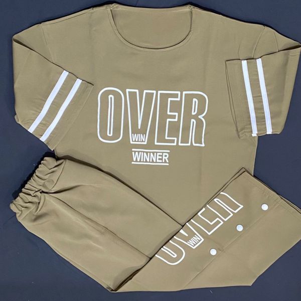 ست تیشرت و شلوار زنانه مازراتی فری‌سایز