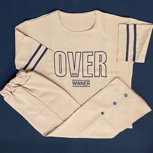 خرید انلاین ست تیشرت و شلوار زنانه مازراتی فری‌سایز