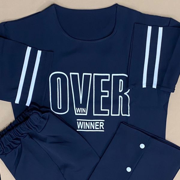 ست تیشرت و شلوار زنانه مازراتی فری‌سایز