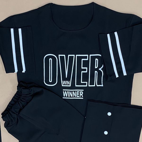 ست تیشرت و شلوار زنانه مازراتی فری‌سایز