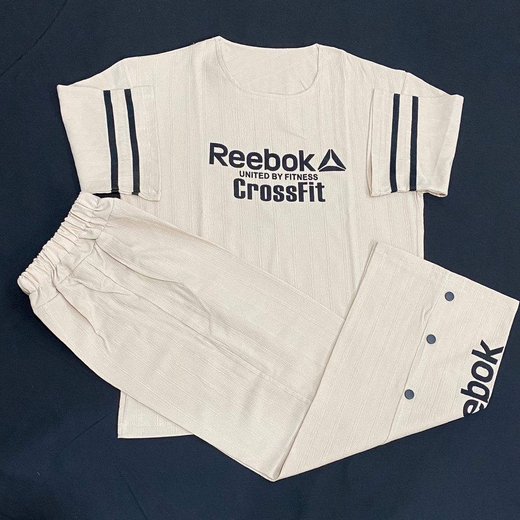 قیمت ست تیشرت و شلوار زنانه فری‌سایز چاپ ریبوک