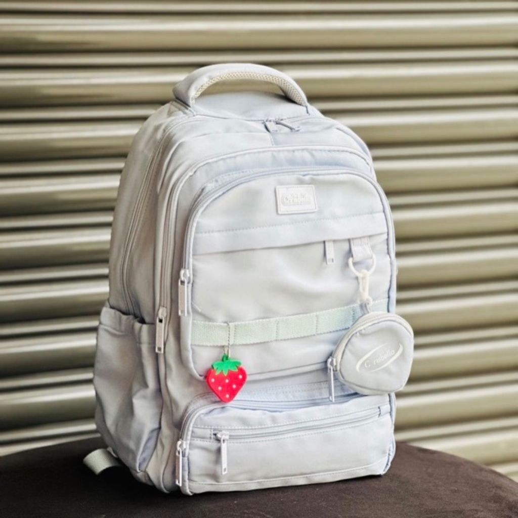 قیمت ارزان کوله پشتی اورجینال طرح توت فرنگی برند Chrisbella کد 4052102