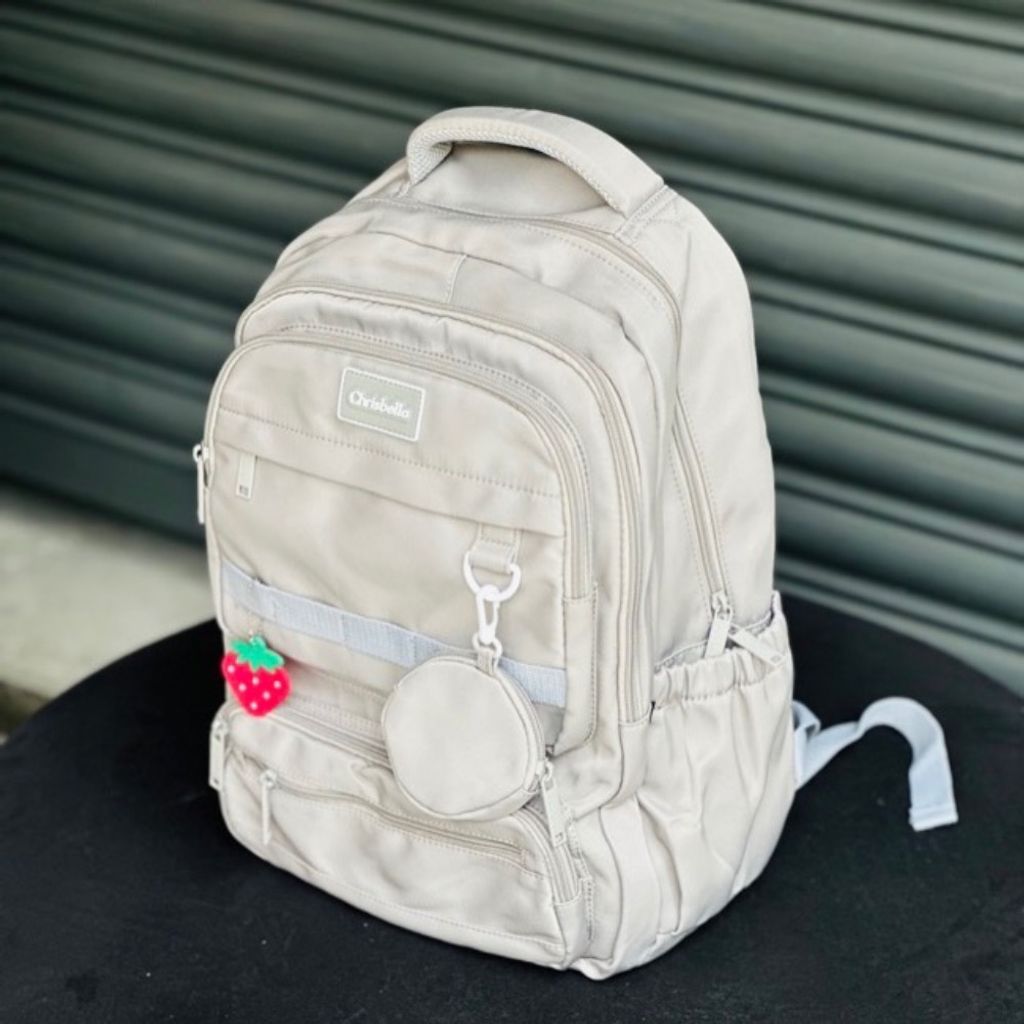 فروش اینترنتی کوله پشتی اورجینال طرح توت فرنگی برند Chrisbella کد 4052102