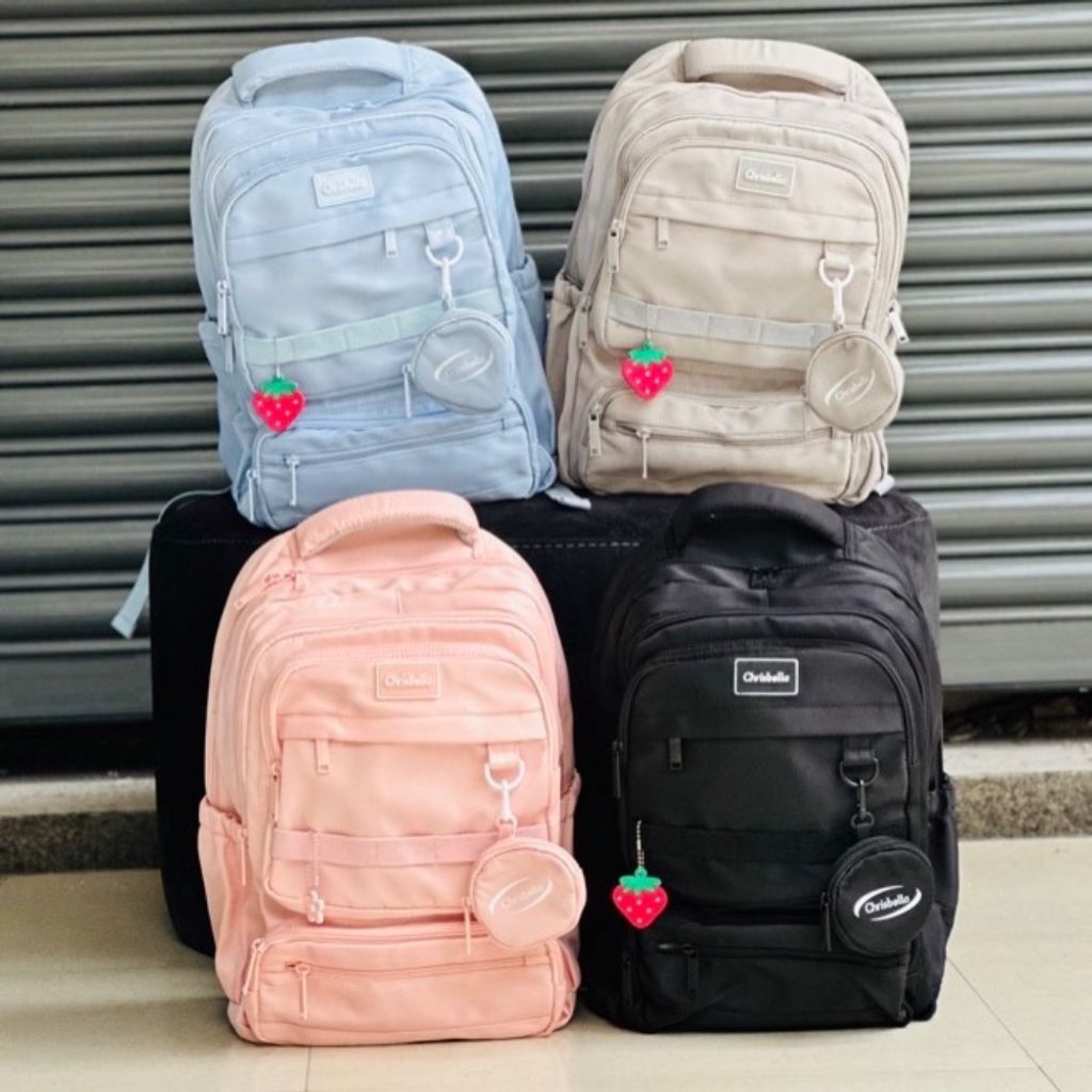 قیمت ارزان کوله پشتی اورجینال طرح توت فرنگی برند Chrisbella کد 4052102