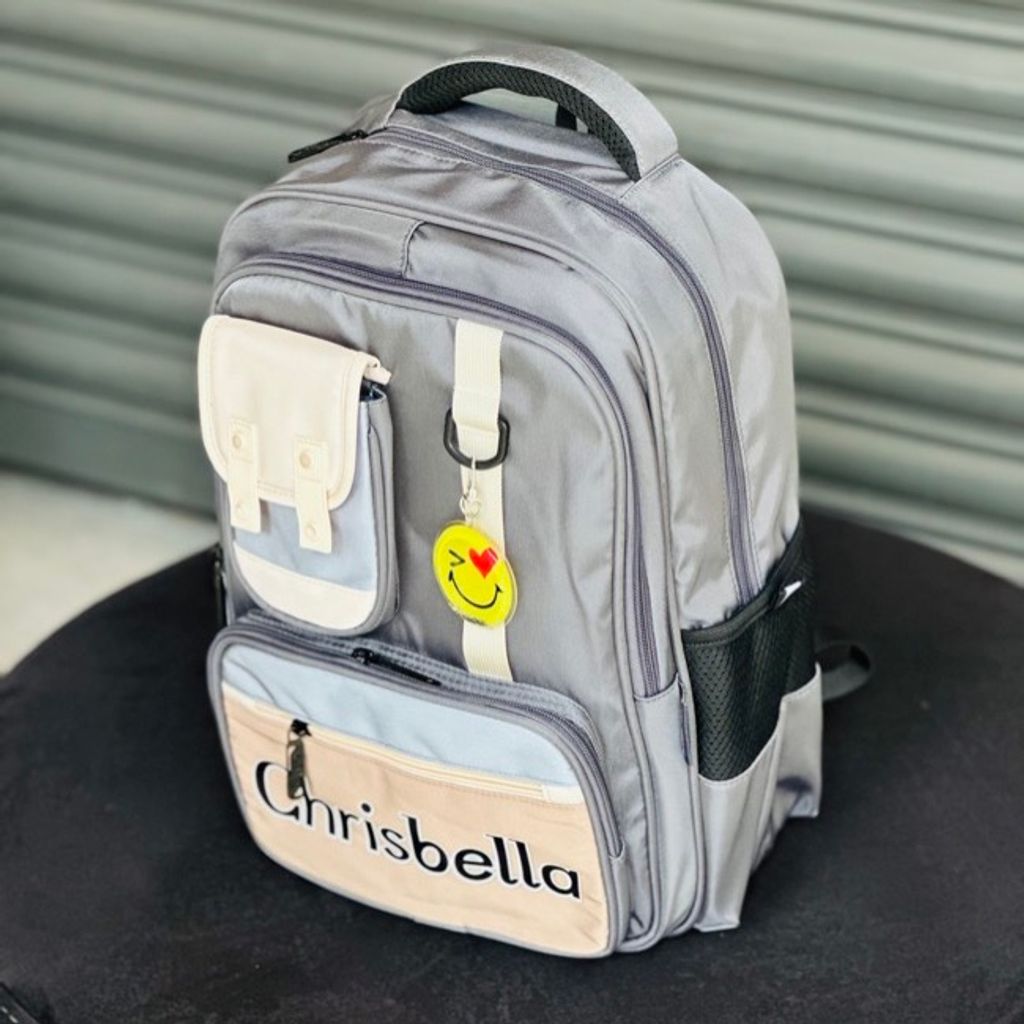 خرید اینترنتی قیمت کوله پشتی اورجینال طرح لبخند برند Chrisbella کد 4052104