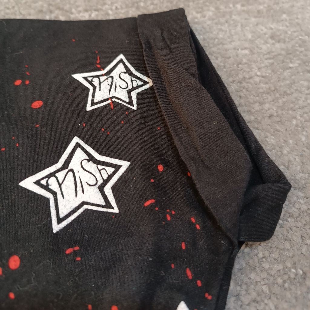 فروش اینترنتی تیشرت مشکی طرح دار وارداتی