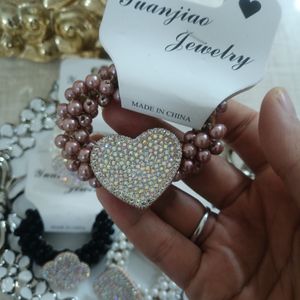 خرید آنلاین کش مرواریدی نگین دار