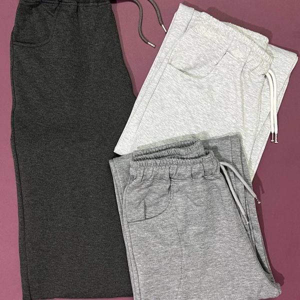 شلوار نیم بگ دورس سه نخ پنبه