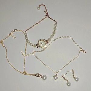 فروش اینترنتی ساعت مچی زنانه مرواریدی صفحه صدفی جنوا