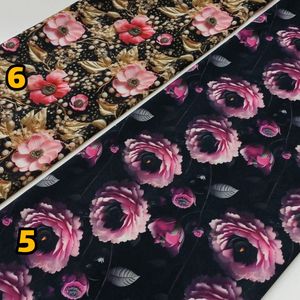 خرید انلاین پارچه کرپ فلور درجه یک طرح های جدید 5