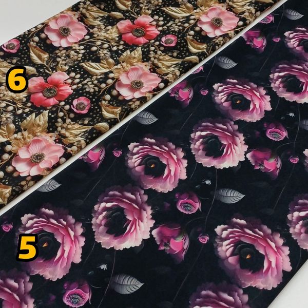 پارچه کرپ فلور درجه یک طرح های جدید 5