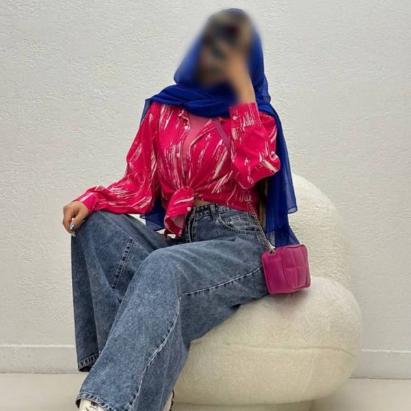 شومیز آبرنگی akh