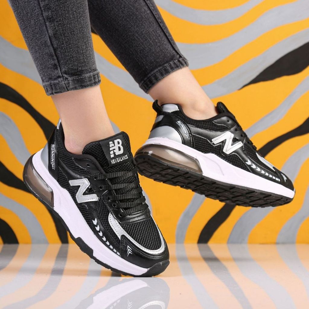 خرید اینترنتی کفش نیوبالانس طرح زیره کپسولی مردانه مشکی