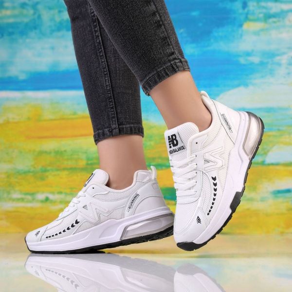 کفش نیوبالانس طرح زیره کپسولی مردانه سفید