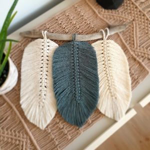 سه برگ مکرومه طرح آیسل