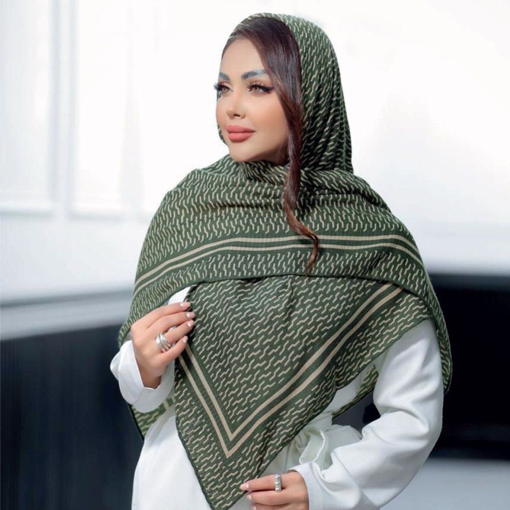 خرید آنلاین روسری چاپ خیس کد 1140