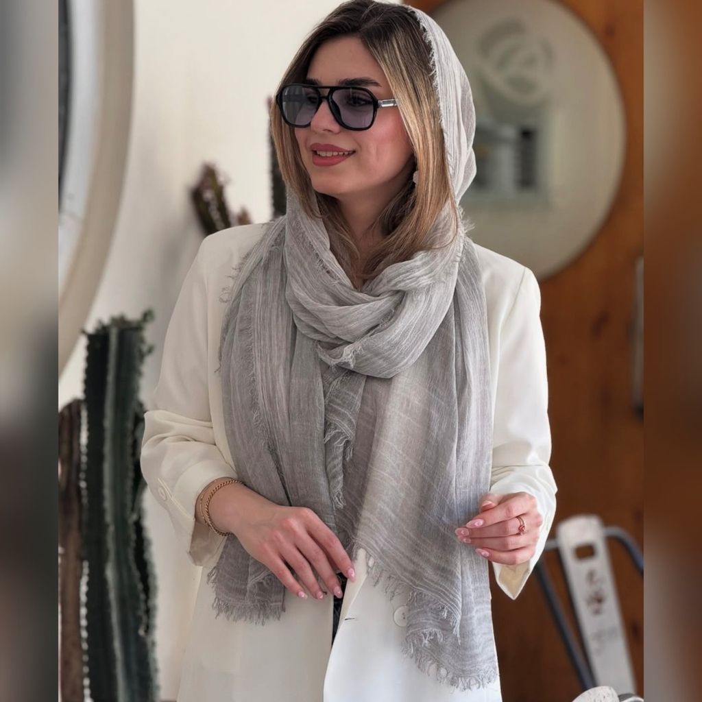 خرید اینترنتی شال وارداتی کنفی دورریش