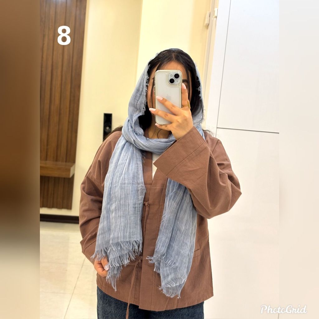 فروش اینترنتی شال وارداتی کنفی دورریش