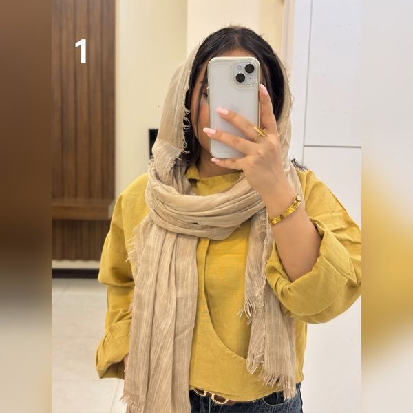 شال وارداتی کنفی دورریش