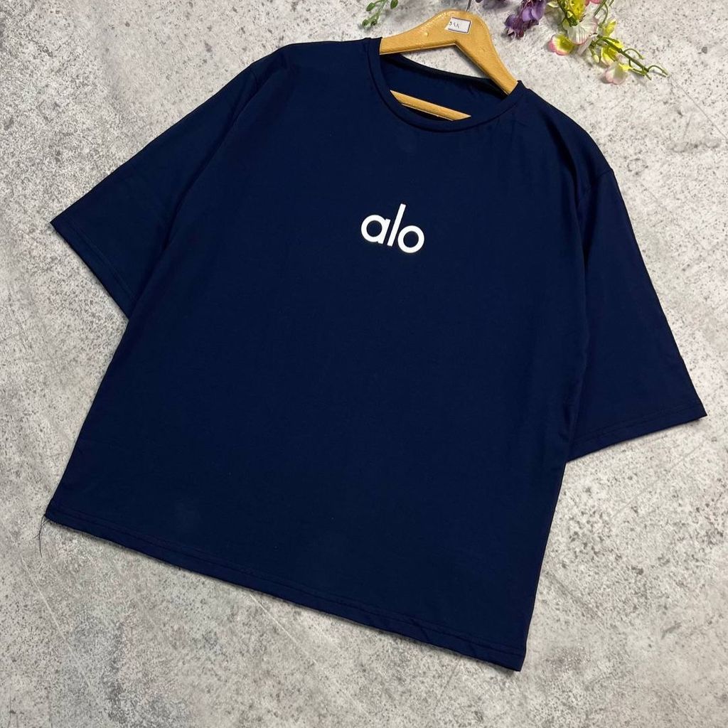 قیمت تیشرت لانگ زنانه طرح alo