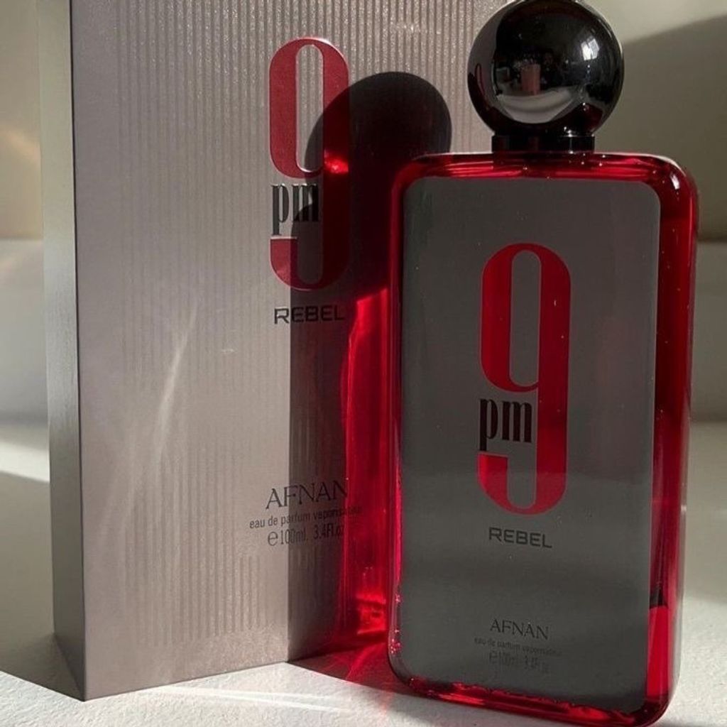 مشخصات تستر اروپایی عطر ادکلن افنان 9 پی ام ربل | Afnan 9 PM Rebel