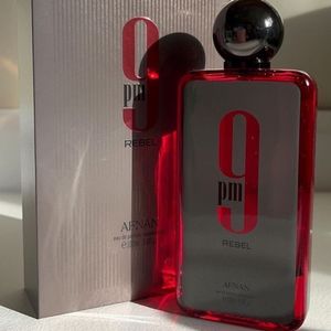 مشخصات تستر اروپایی عطر ادکلن افنان 9 پی ام ربل | Afnan 9 PM Rebel