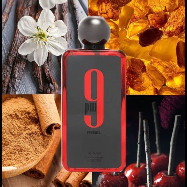 تستر اروپایی عطر ادکلن افنان 9 پی ام ربل | Afnan 9 PM Rebel