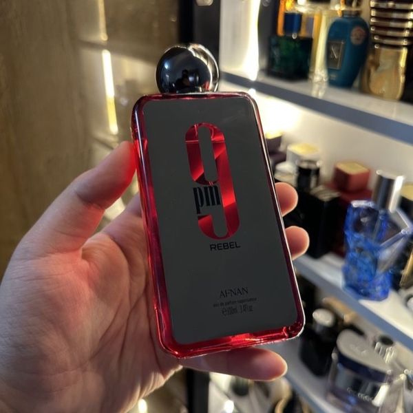 تستر اروپایی عطر ادکلن افنان 9 پی ام ربل | Afnan 9 PM Rebel