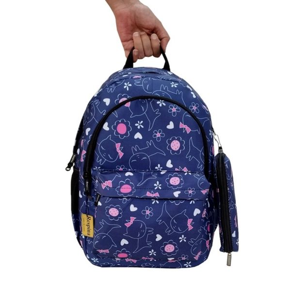 کیف مدرسه دخترانه با جامدادی مدل کیتی برند رسپینا