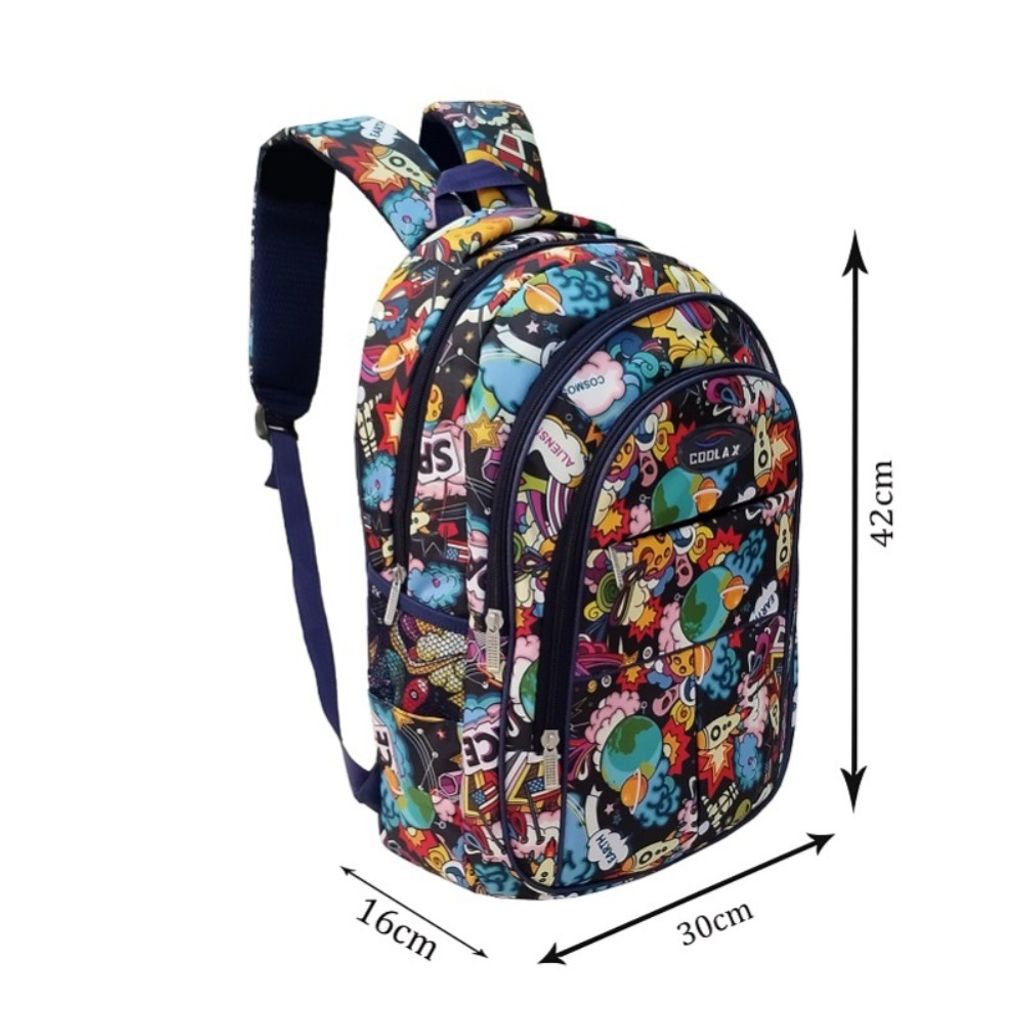 مشخصات کیف مدرسه دخترانه مدل فضایی