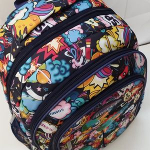 خرید اینترنتی کیف مدرسه دخترانه مدل فضایی