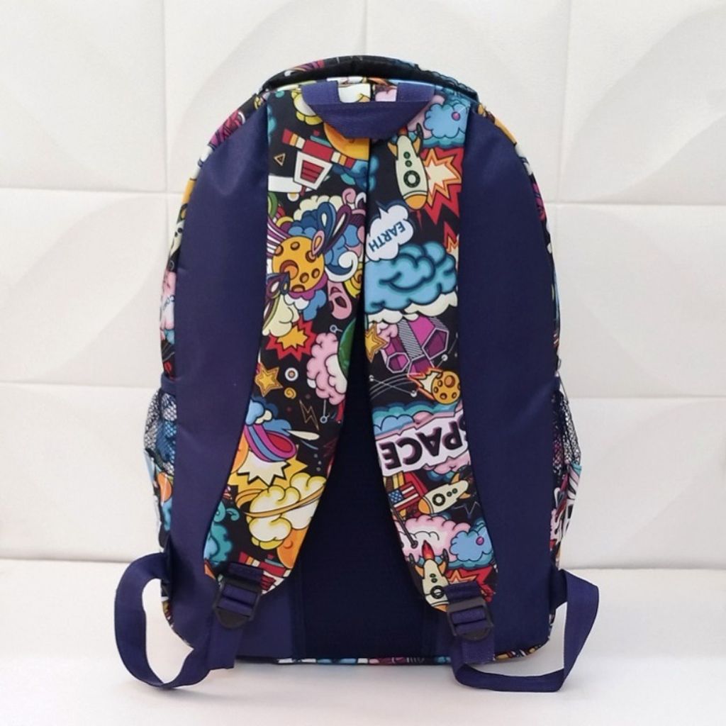 خرید اینترنتی کیف مدرسه دخترانه مدل فضایی